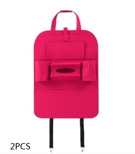 Multi-Purpose Car Seat Organizer Bag – Wool Felt Storage