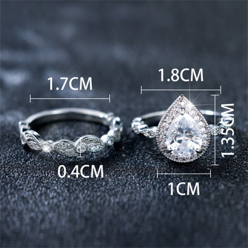 Water Drop Ring Set