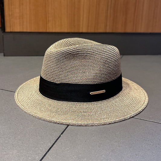 Panama Straw Hat – Unisex Dome Crown Sun Hat in 9 Colors
