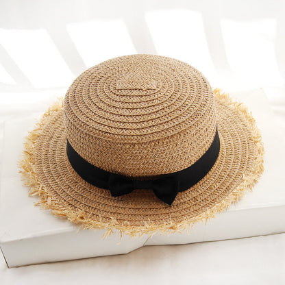 Straw Hat Lady's Sun Visor To Protect Against The Outdoors