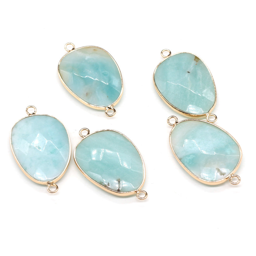 Irregular Water Drop Facet Of Natural Stone Semi-precious
