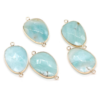 Irregular Water Drop Facet Of Natural Stone Semi-precious