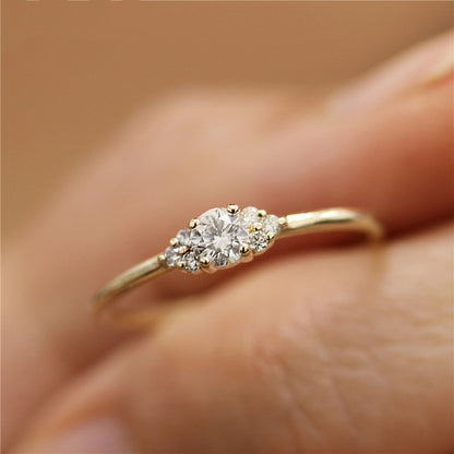 Women's Japanese Rhinestone Ring
