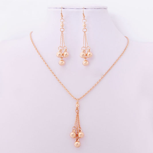 Korean Love Pendant Jewelry Set