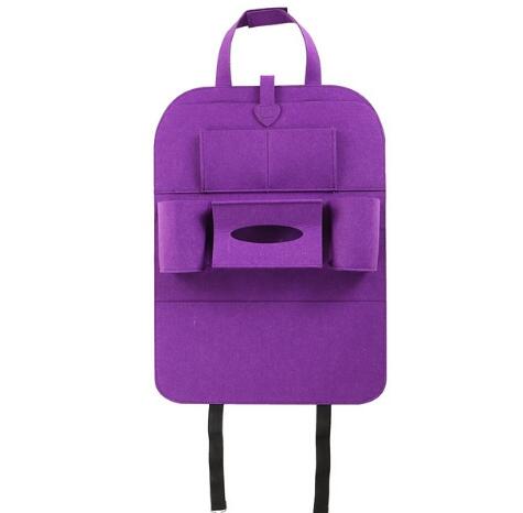 Multi-Purpose Car Seat Organizer Bag – Wool Felt Storage