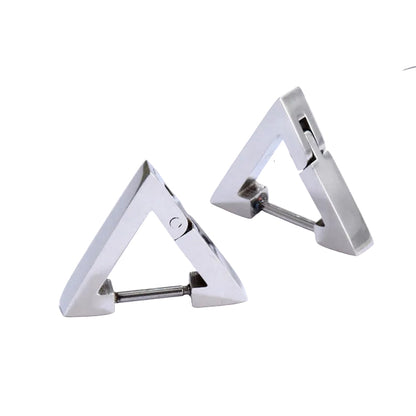 Punk Stainless Steel Hoop Earrings