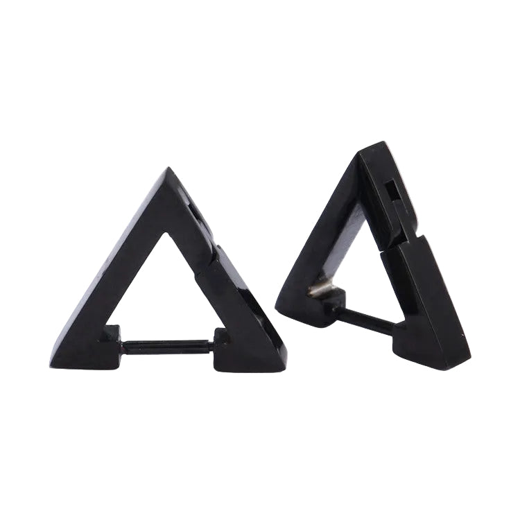 Punk Stainless Steel Hoop Earrings