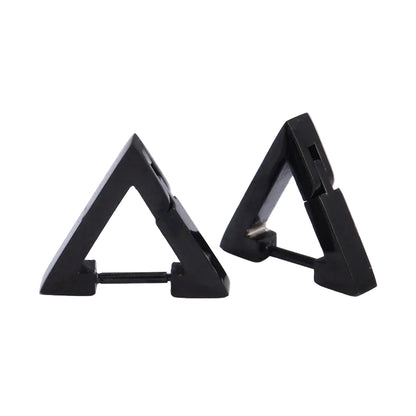 Punk Stainless Steel Hoop Earrings
