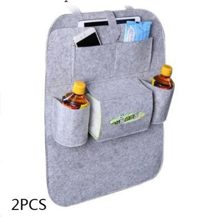 Multi-Purpose Car Seat Organizer Bag – Wool Felt Storage