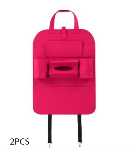 Multi-Purpose Car Seat Organizer Bag – Wool Felt Storage