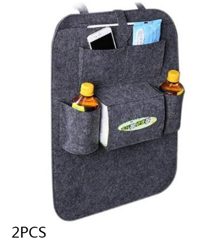 Multi-Purpose Car Seat Organizer Bag – Wool Felt Storage