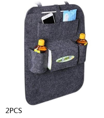 Multi-Purpose Car Seat Organizer Bag – Wool Felt Storage
