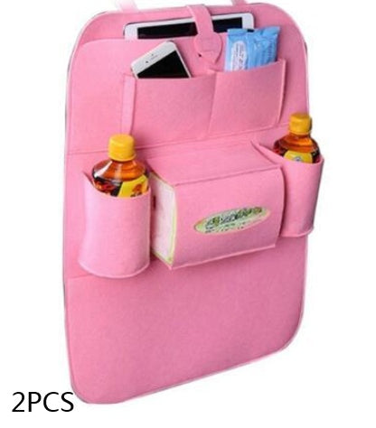 Multi-Purpose Car Seat Organizer Bag – Wool Felt Storage