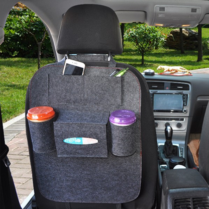 Multi-Purpose Car Seat Organizer Bag – Wool Felt Storage