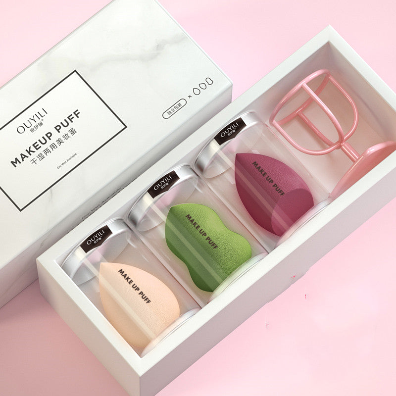 Beauty Egg Gourd Sponge Puff Set – Cushion Makeup Blender Tools in Multiple Styles