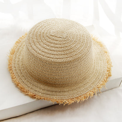 Straw Hat Lady's Sun Visor To Protect Against The Outdoors