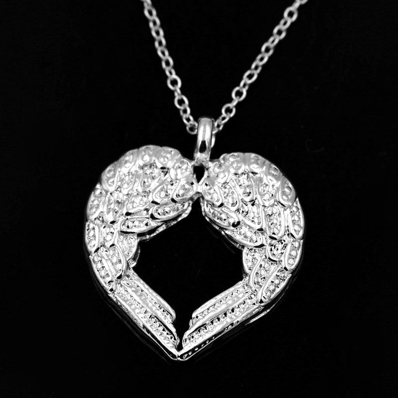 Fashion Korean Style Angel Wings Love Necklace