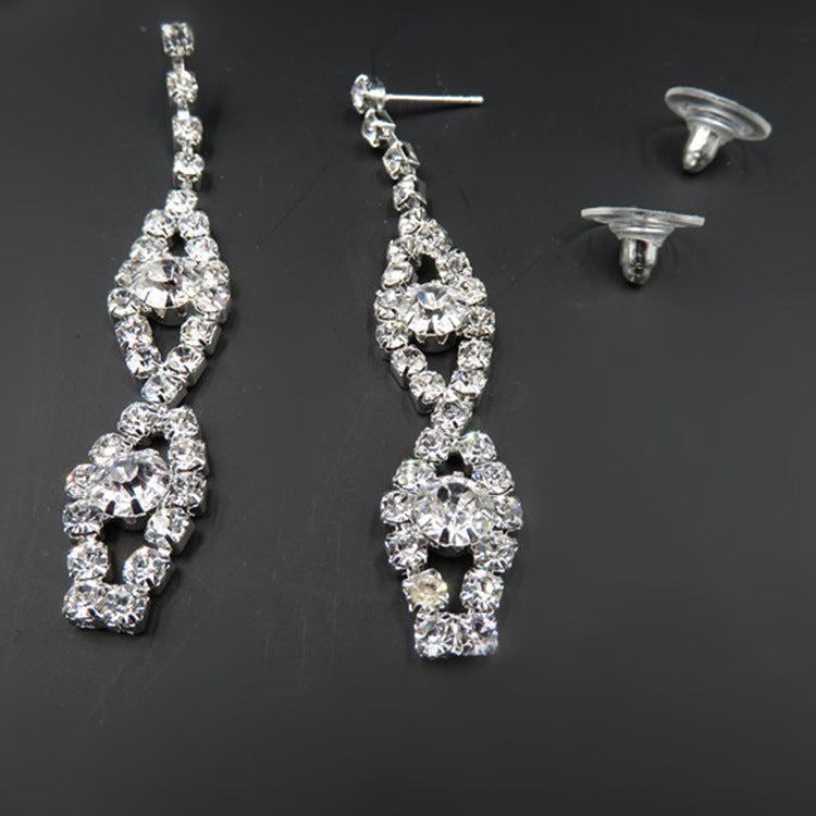 Two-Piece Bridal Jewelry Set | Elegant Alloy Wedding Accessories