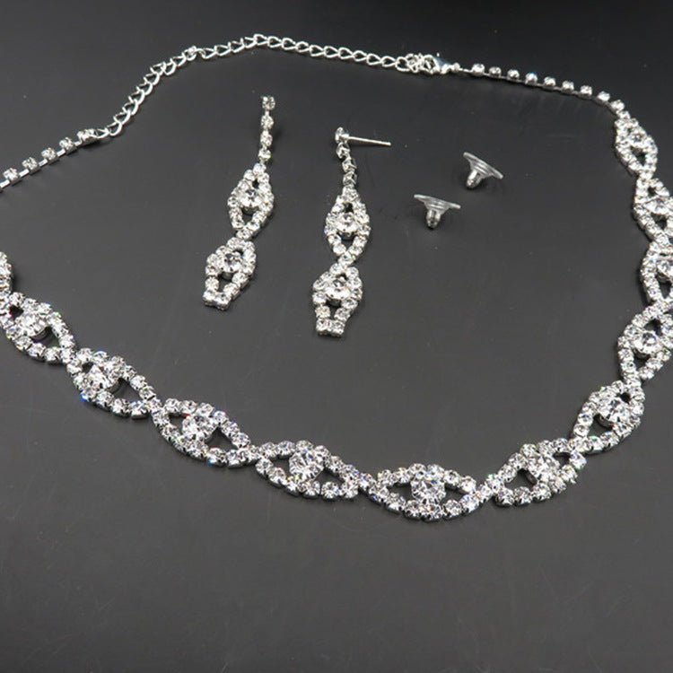 Two-Piece Bridal Jewelry Set | Elegant Alloy Wedding Accessories