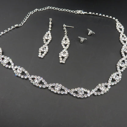 Two-Piece Bridal Jewelry Set | Elegant Alloy Wedding Accessories