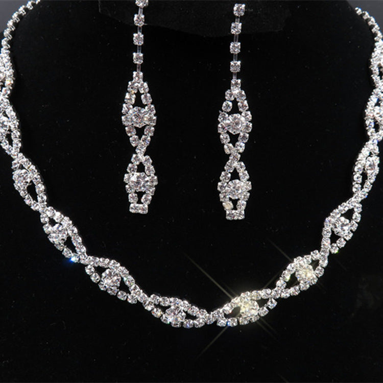 Two-Piece Bridal Jewelry Set | Elegant Alloy Wedding Accessories