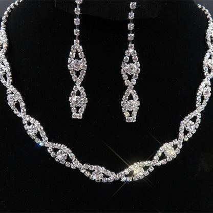 Two-Piece Bridal Jewelry Set | Elegant Alloy Wedding Accessories
