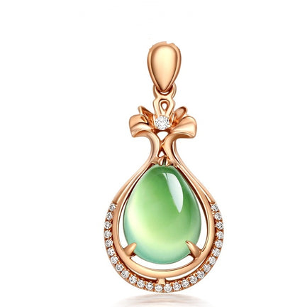 Natural grape stone pendant