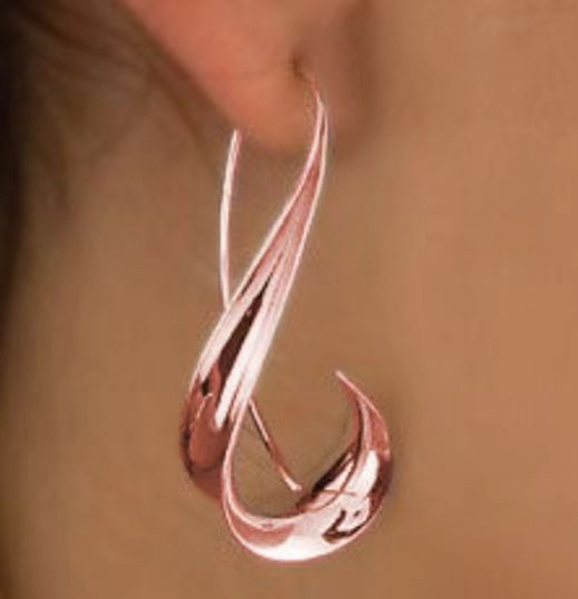 Retro Geometric Earrings - Gold Alloy Statement Earrings