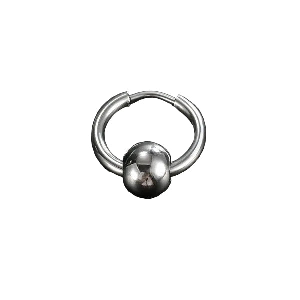Punk Stainless Steel Hoop Earrings