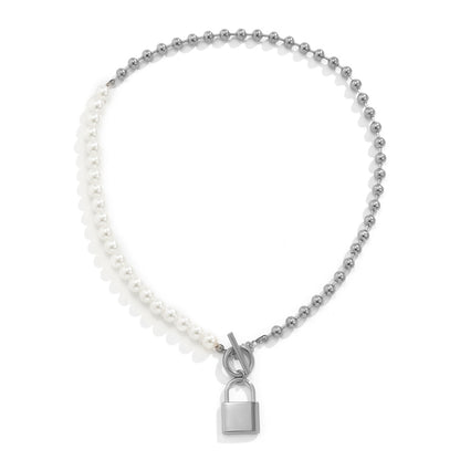 Retro Pearl Tassel Necklace