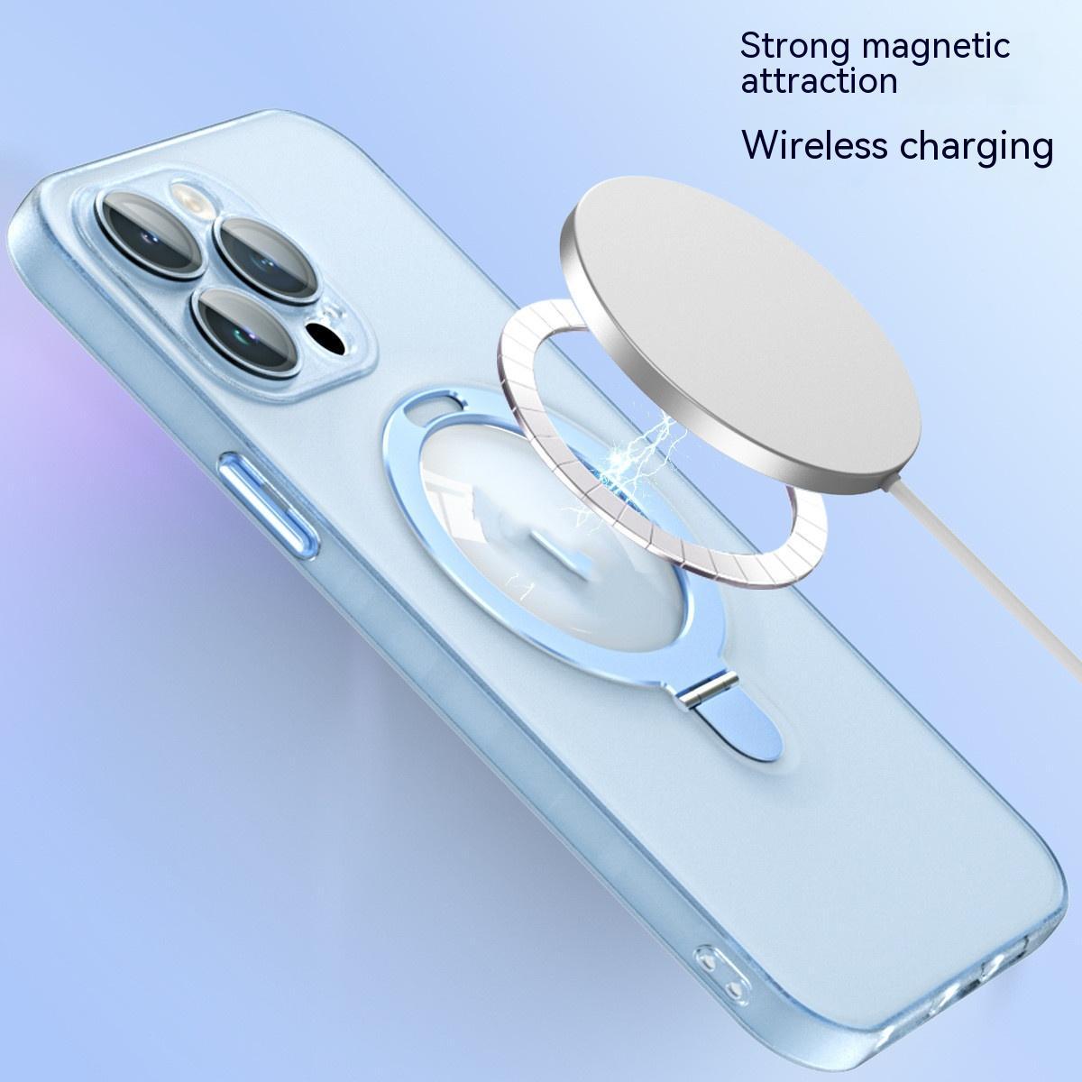 Household Fashion Simple Magnetic Bracket Phone Case