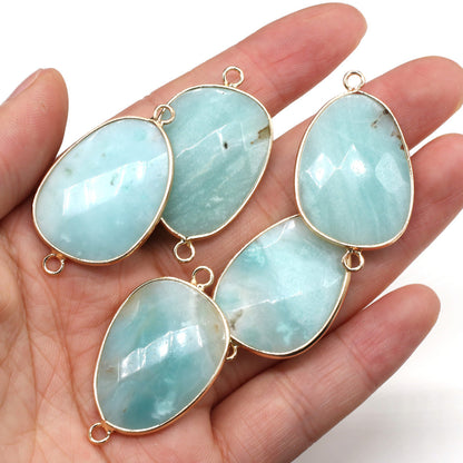 Irregular Water Drop Facet Of Natural Stone Semi-precious