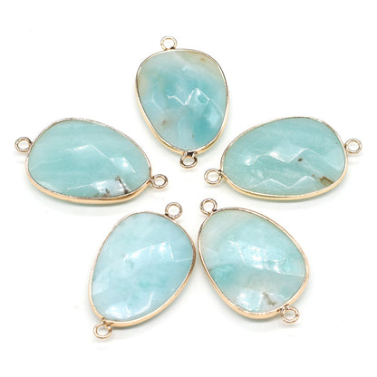 Irregular Water Drop Facet Of Natural Stone Semi-precious