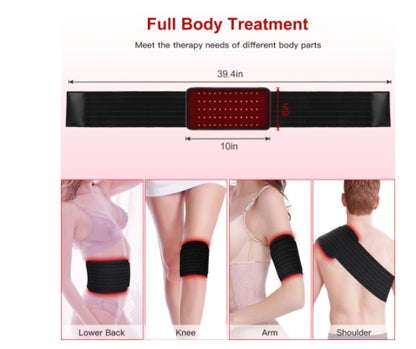 Red Light Therapy Belt Infrared Hot Compress Phototherapy