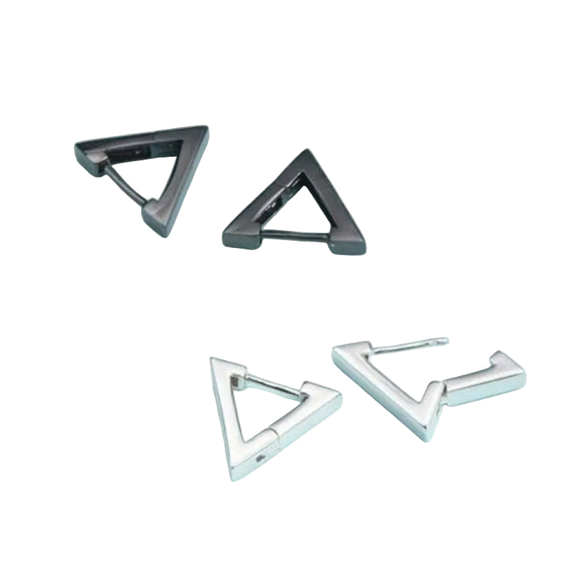 Punk Stainless Steel Hoop Earrings