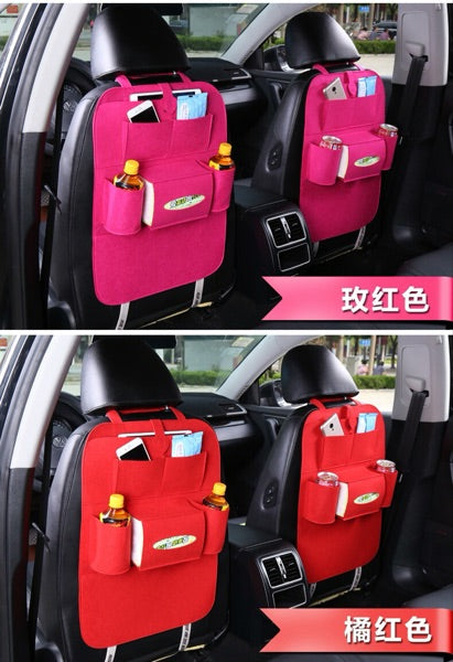 Multi-Purpose Car Seat Organizer Bag – Wool Felt Storage