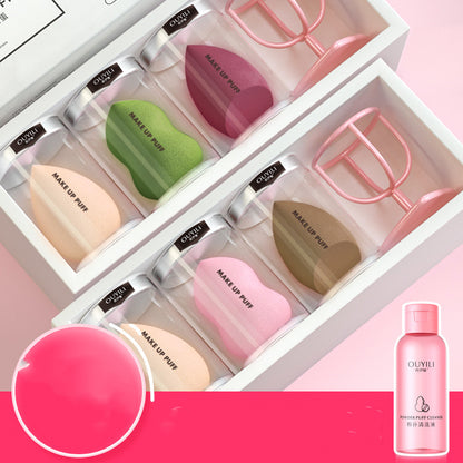 Beauty Egg Gourd Sponge Puff Set – Cushion Makeup Blender Tools in Multiple Styles
