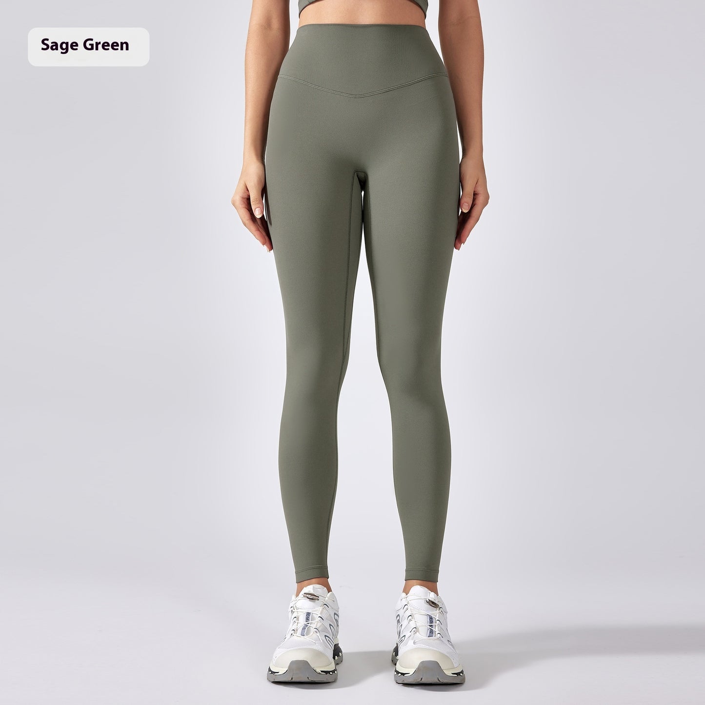 Elastic High-waisted Trousers Yoga Pants Belly Contracting Peach Hip Training