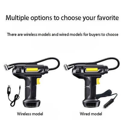 Car Tire Inflator  Wireless Intelligent Digital Display Portable Handheld Car Inflator  Bicycle