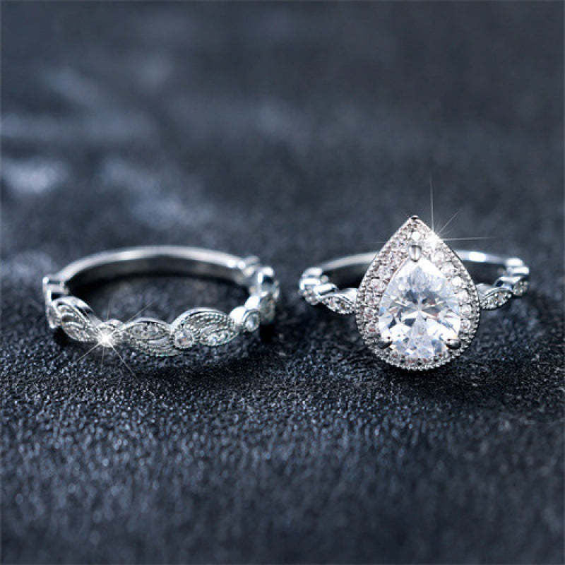 Water Drop Ring Set