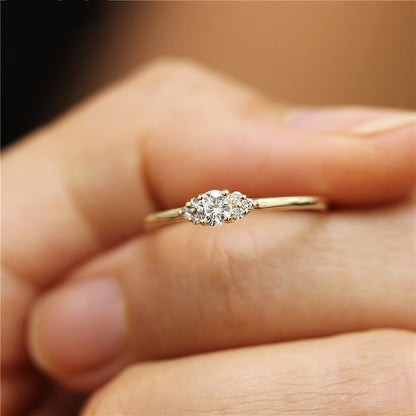 Women's Japanese Rhinestone Ring