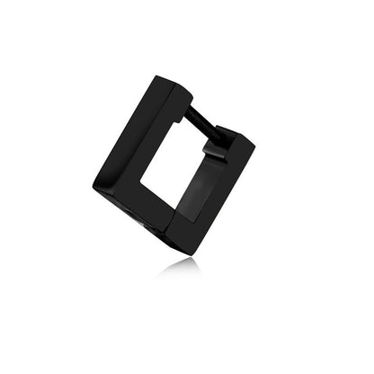 Punk Stainless Steel Hoop Earrings