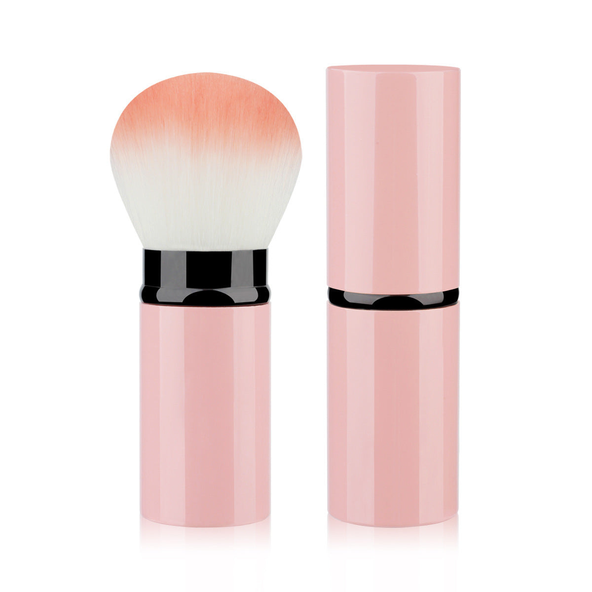 Mini-portable Retractable Cosmetic Brush Soft Wool Thickened Aluminum Tube Beauty Tools