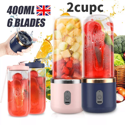 Rechargeable Electric Fruit Juice Maker Portable Blender Smoothie Juicer Machine