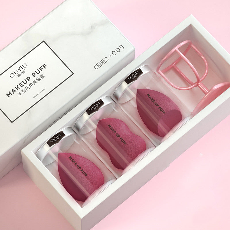 Beauty Egg Gourd Sponge Puff Set – Cushion Makeup Blender Tools in Multiple Styles