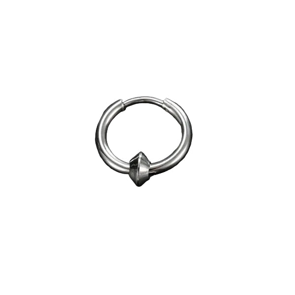 Punk Stainless Steel Hoop Earrings
