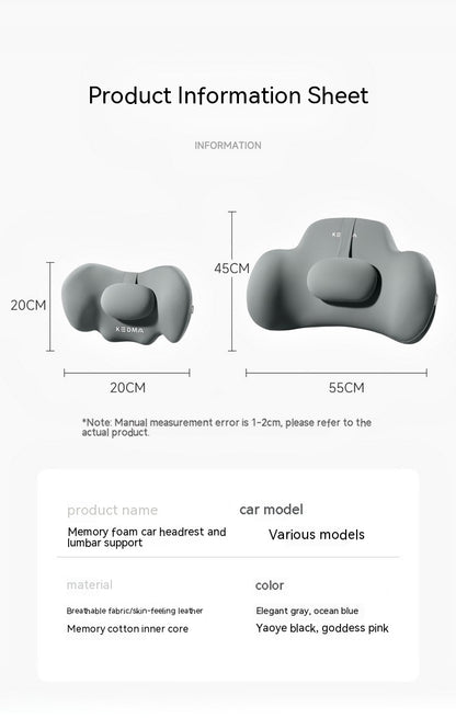 Car Memory Foam 3D Surroundi Neck Pillow
