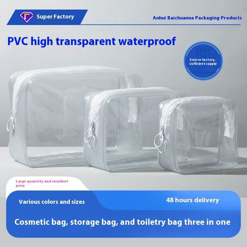 High Transparent Waterproof Travel Multi-functional Large Capacity Storage Bag