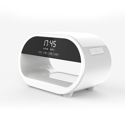 3-in-1 Night Lamp with Alarm Clock & Wireless Charger