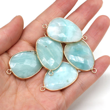 Irregular Water Drop Facet Of Natural Stone Semi-precious